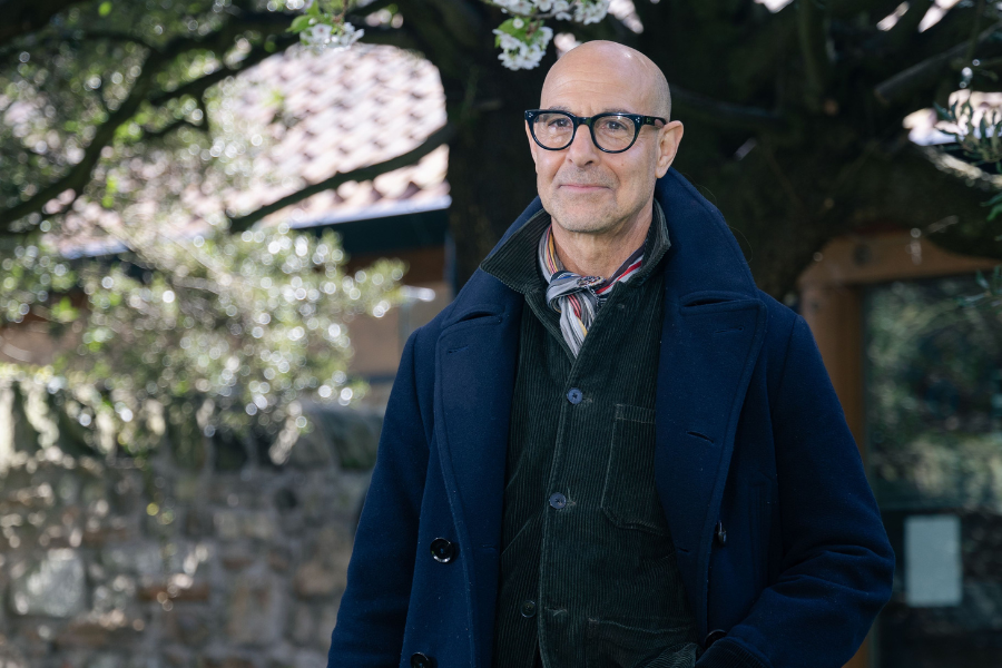 SunScotNational's tweet photo. The actor Stanley Tucci has appeared at a screening of his directorial debut in St Andrews. 

Avengers director Joe Russo appeared alongside Tucci at the Sands: International Film Festival of St Andrews on Saturday night https://t.co/yIplLy8F8c