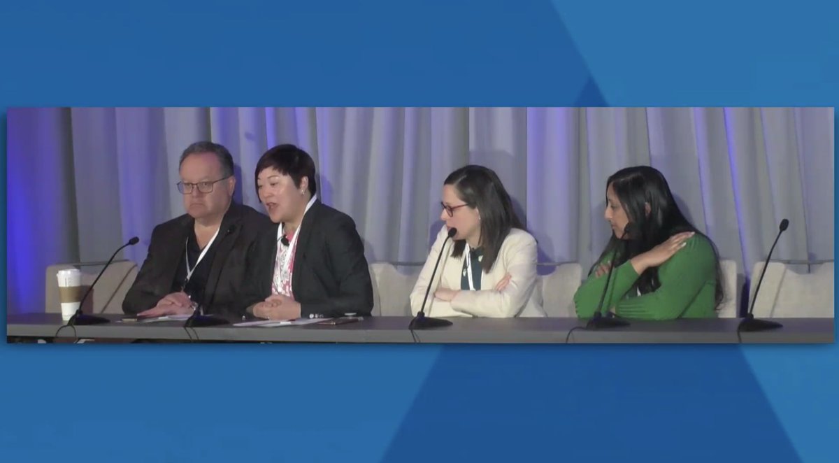VJHemOnc's tweet photo. Wonderful panel discussion with Doris Hansen (@MoffittNews), @YiLinMDPhD (@MayoClinic), @DrKrinaPatel (@MDAndersonNews), and @Rfonsi1 (@MayoClinic) on CAR-T in #MultipleMyeloma
@VJHemOnc #iwCART23 #iwCART #CART #CARTx #Myeloma https://t.co/GGbjO2NMBK