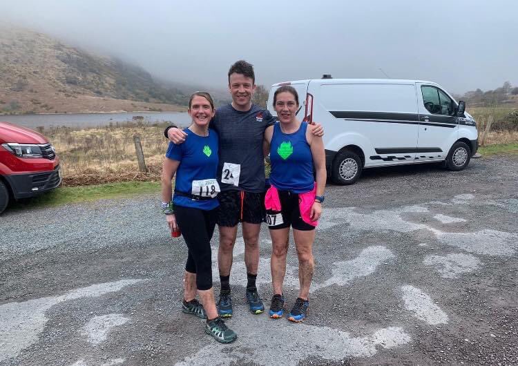 MtHillaryAC's tweet photo. Next up today was yet another club trio, Caroline, Sam and Tricia, who ran the IMRA 10k in Gougane Barra, as part of The Whiskey in the Jar League (race number 2). 

#SoakedButSmiling #IMRAMunster https://t.co/u2u3L886Wh
