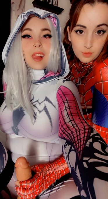 Wanna see me shoot my web deep in her pussy? 🔥 3 month trial link in the comments. Ask me for the video