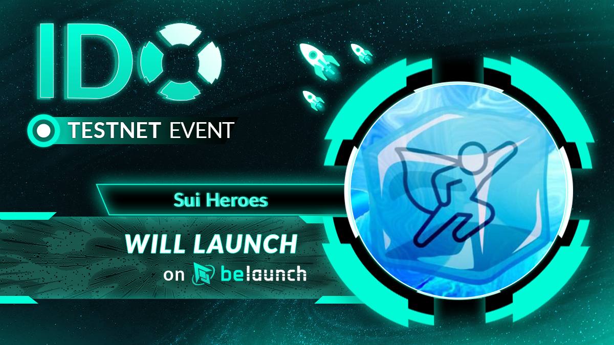 Suiheroes_io's tweet photo. IDO TESTNET WAVE 3 🧙‍♂️🚀
We are very excited to conduct the IDO testnet on @BeLaunch_ 

IDO : https://t.co/XI1ghTXnn5

Participant's will have the opportunity to interact with #Suiheroes staking Dapps. 

Drop your sui wallet address &amp; Tag 3 frens for  airdrops considerations.
#Sui https://t.co/iceDaHcGV6