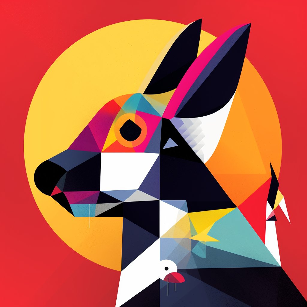 LeQuackOd's tweet image. Late Rabbit

#abstractart #abstractanimals #modernism #vibrantcolors #cubism #minimalism #artcollage #animalart #abstractexpressionism #artgram #artdaily #artcommunity #artlovers #abstractaddict #abstractexpression  #abstractartwork #digitalart #midjourney