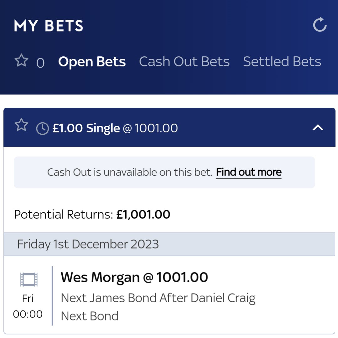 Stu_Hird's tweet photo. @scottythorn21 Did this nearly 5 years ago and was funny for a while but it's haunting me now seeing it in my open bets constantly. Even tweeted sky bet a couple years ago to settle it as a loss just to get rid but they wouldn't! https://t.co/kO3BeUAz1A