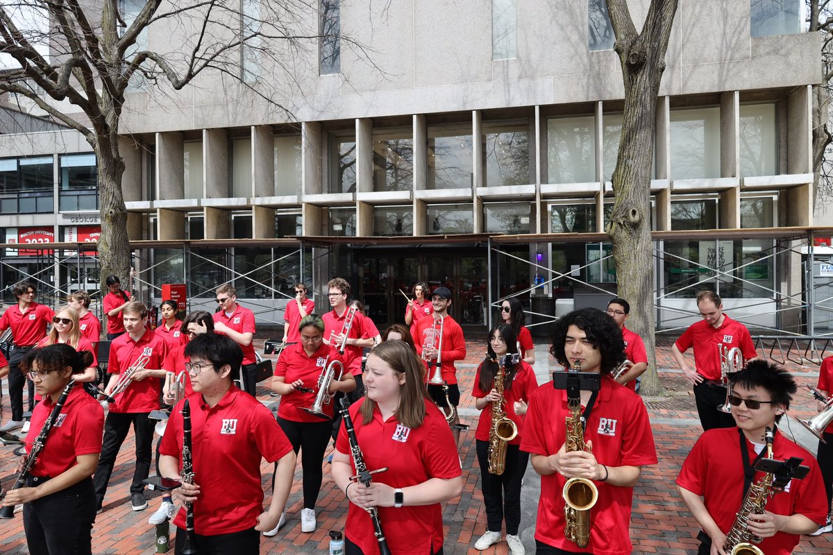 BUBand's tweet photo. Thank you to @TerrierHockey’s Nick Zabaneh for joining us on trombone yesterday! 

📸: Victoria Paspalas https://t.co/bRJMUXneuq