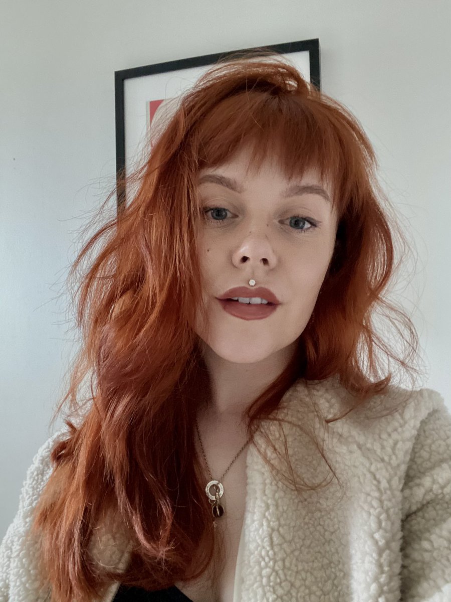 made it out of the black hair/blonde roots cycle 🍊