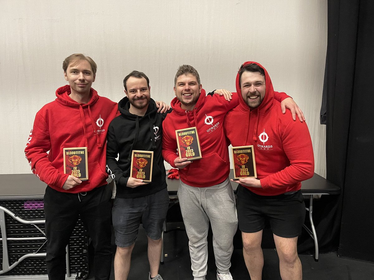 Craignos's tweet photo. AOS Onwards - 1st place podium #Bloodtithe2023 https://t.co/6GhXklboA3