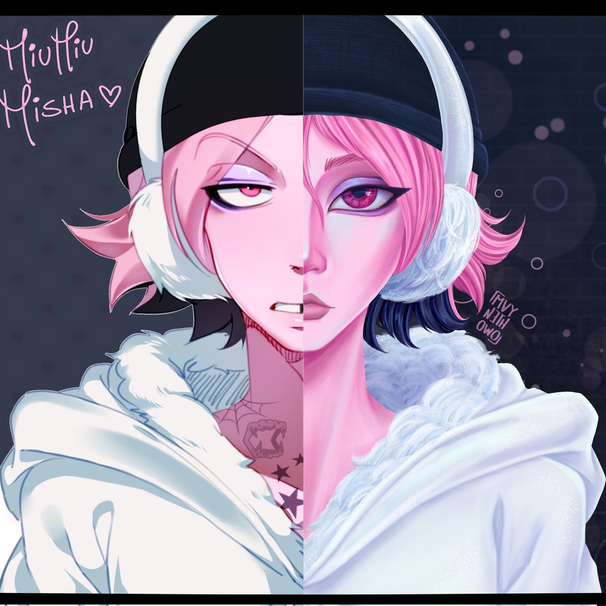 mayneth_owo's tweet photo. Siento que cambié mucho la cara (⁠^⁠～⁠^⁠;⁠)⁠ゞ pero igual me encanta el resultado final (⁠ ⁠◜⁠‿⁠◝⁠ ⁠)🤍🩷🖤 https://t.co/kPnvAAaZ5d