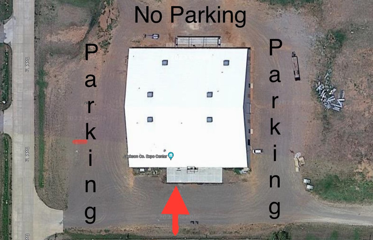 The 2023 Altus Home and Garden is this coming Saturday and Sunday.   Parking will be allowed on the West, South, and East side.  No parking on North side since we will have activities on that side.  Entrance will be on South side door only.