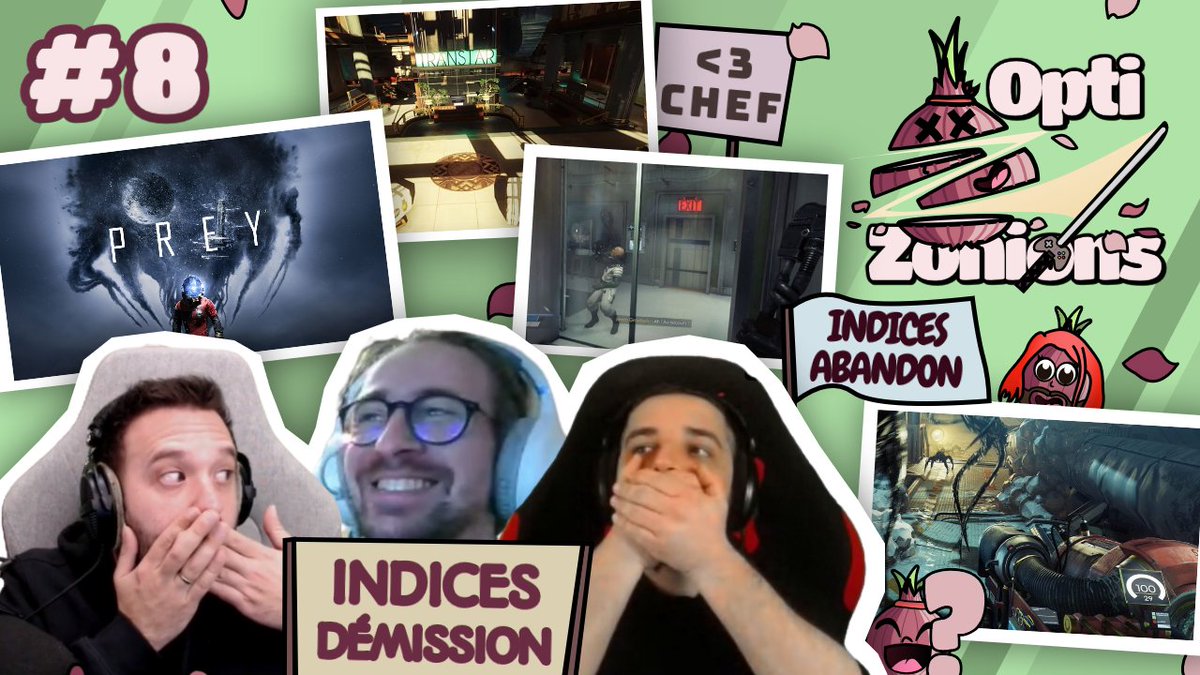OptiZonionsTV's tweet photo. 📣  Pas contents, pas contents !! 📣  
Vous avez raté la rébellion des commis vendredi soir ? 😟 Pour savoir comment les chefs ont réagi ça se passe sur Youtube: 👉🏽 https://t.co/0UkBymH21n
#gamingfr #west_goat #optizonions #twitchfr #streamfr #prey https://t.co/aoC9dRYwoF