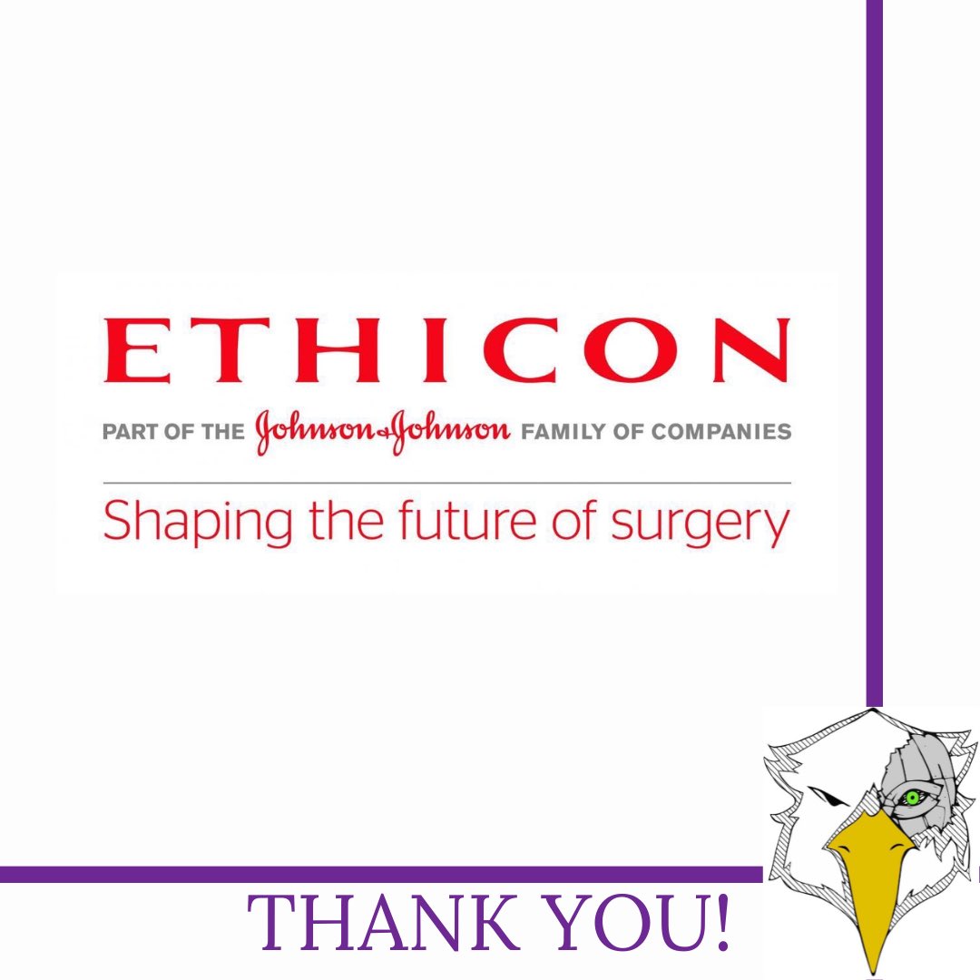 Big thanks to @Ethicon for your support of our team! Qualifying to compete at the <a href="/FRCTeams/">FIRST Robotics Competition</a> World Championships wouldn’t have been possible without your generous donation.