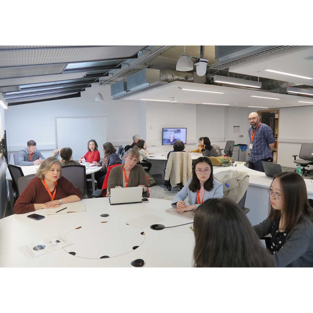 forarthistory's tweet photo. #ForArtHistory2023 #AAHAnnualConference
Many thanks to all who took part in the Copyright and Museums workshop, part of our conference #ProfessionalProgramme. Particular thanks to our facilitators Ashley Gallant, Oğulcan Ekiz & Grischka Petri for leading with their provocations! https://t.co/Io6M1roGIg