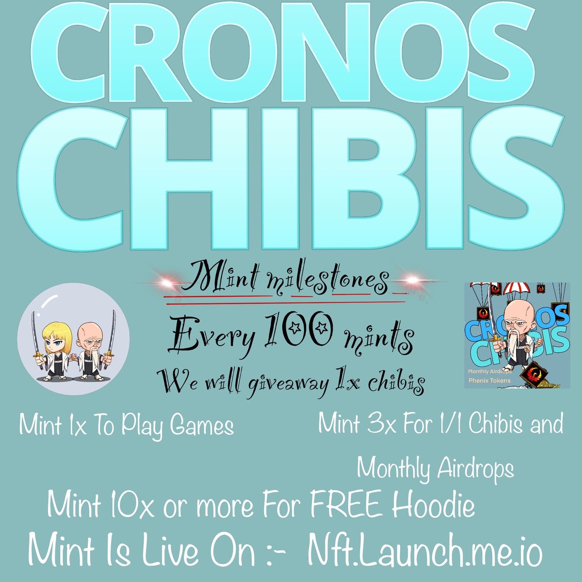 Cronos Chibis 🦜 tweet media