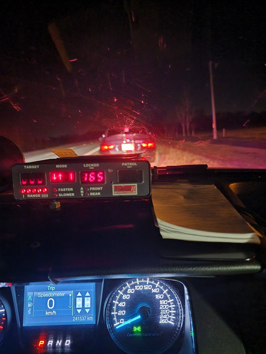 #OPPTSU member stopped the pictured veh on #Hwy140/#RameyRd in #PortColbourne last night, going 165km/hr in and 80km/hr zone! Charged #Stunt ^kw
#14dayimpound 
#30DaySuspension