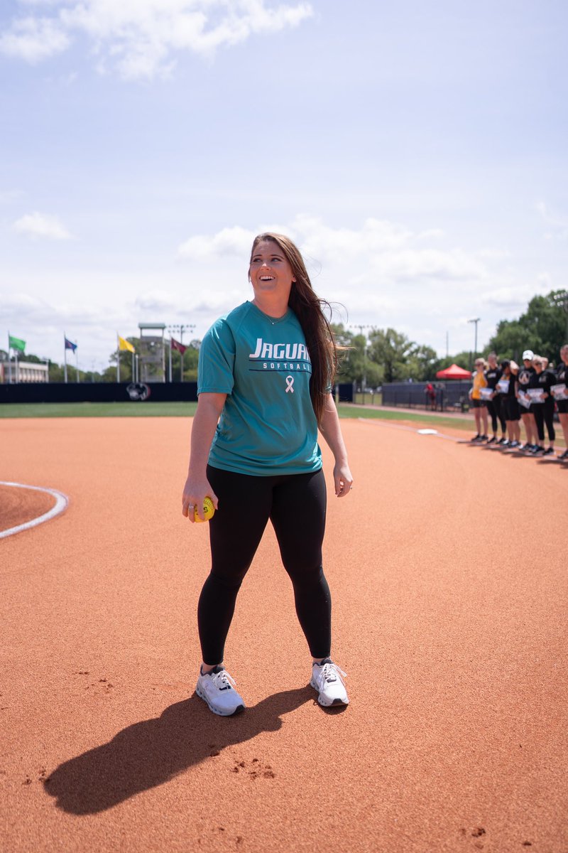 Welcome back former Jags catcher Kassidy Wilcox, sister of the late Alex Wilcox🦋

Today we are proud to be batting lead off for the Geaux Teal games that will be taking place across the nation this month as teams participate in the #allforalex🦋 campaign to honor Alex Wilcox.