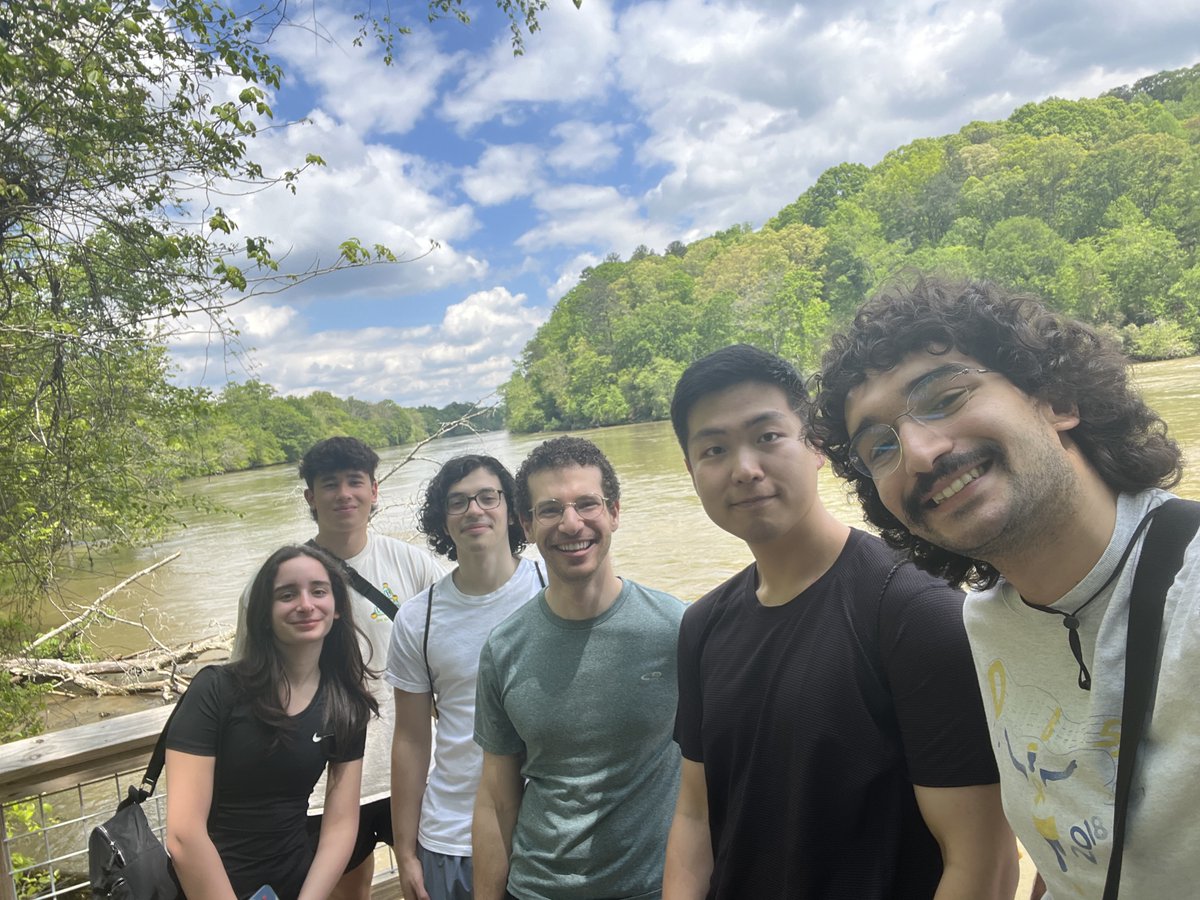 The first <a href="/AbramsonLab/">Abramson Lab</a> outing! We had an amazing time hiking along the Chattahoochee River and getting ice cream🍦Atlanta has some great trails. Also, excited to see old friends and meet new ones at <a href="/SFBiomaterials/">SFBiomaterials</a> this week