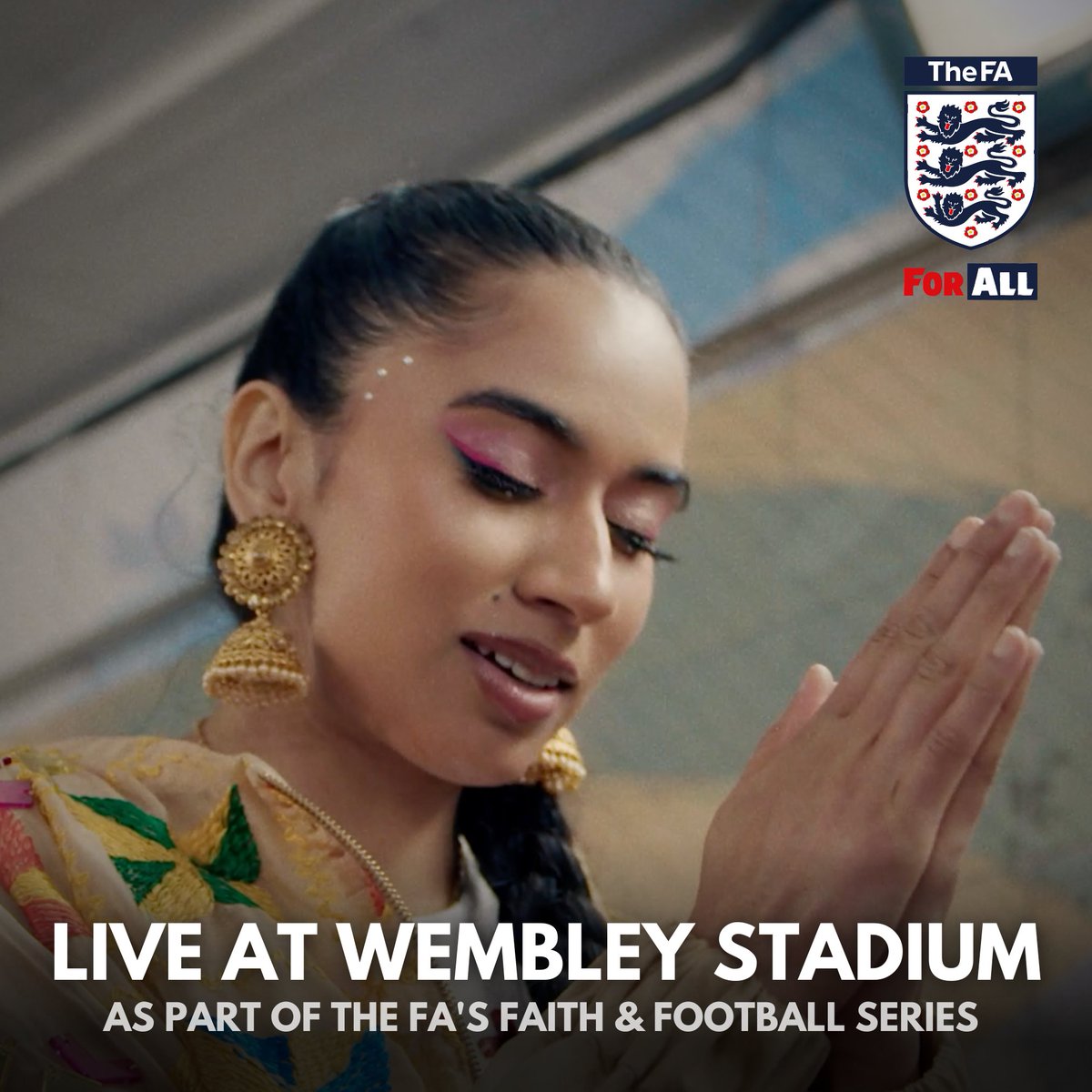 The <a href="/FA/">The FA</a> is celebrating Vaisakhi at Wembley Stadium this year &amp; I'll be closing the event today! Yet to see a patka/turban playing pro football &amp; not just cricket as many Sikh boys are diverted to but this is a step towards being recognised on a larger platform &amp; I'm here for it!