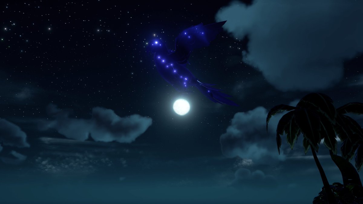 davram_bashere's tweet photo. Moon and stars #SoTShot @SeaOfThieves https://t.co/7lK3g9vsoF