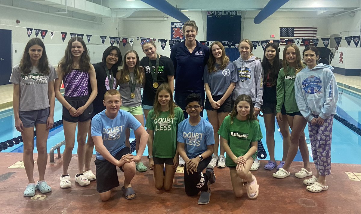 AlligatorSwim's tweet photo. We had an AMAZING day with Josh Davis on Saturday! We have an attitude for gratitude for the awesome swim clinic with Josh Davis!! https://t.co/zS9VsqWD07