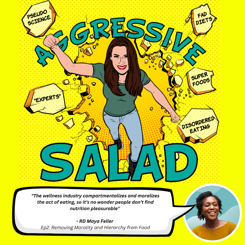 Abby Langer Nutrition (@langernutrition) on Twitter photo New episode of Aggressive Salad podcast drops today! Joined by the wonderful <a href="/mayafellerRD/">Maya Feller MS,RD</a> to discuss food deserts, social determinants of health, dethroning BMI, food apartheid, and the implicit bias and racism in dietetics. Please leave a review on Spotify or Apple podcasts.š„° New episode of Aggressive Salad podcast drops today! Joined by the wonderful <a href="/mayafellerRD/">Maya Feller MS,RD</a> to discuss food deserts, social determinants of health, dethroning BMI, food apartheid, and the implicit bias and racism in dietetics. Please leave a review on Spotify or Apple podcasts.š„°