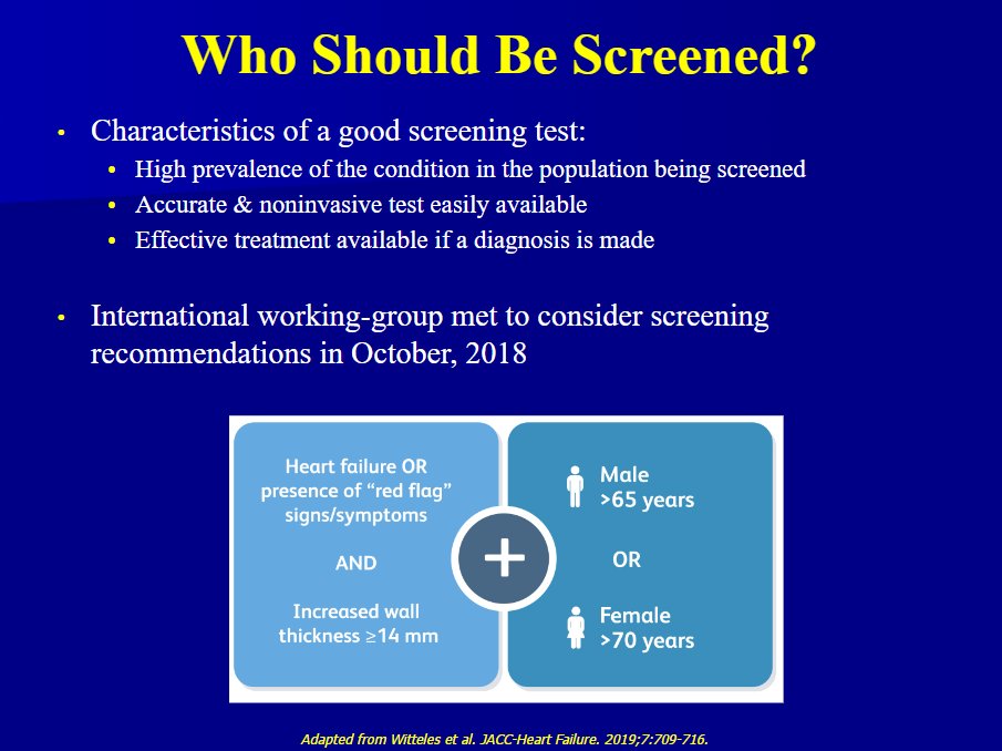 JACCJournals's tweet photo. #Amyloidosis: The 'Unrare' Rare Disease:
🔸 Wild-type #ATTR: High prevalence among elderly w/ LVH
🔸 Hereditary ATTR
🔸 AL: Think about w/ clustering of signs
🔸 Evaluate for monoclonal protein ➡️ PYP scan/biopsy to Dx
🔸 Effective treatments available

#CardioOnc @Ron_Witteles https://t.co/hTPMA21haR