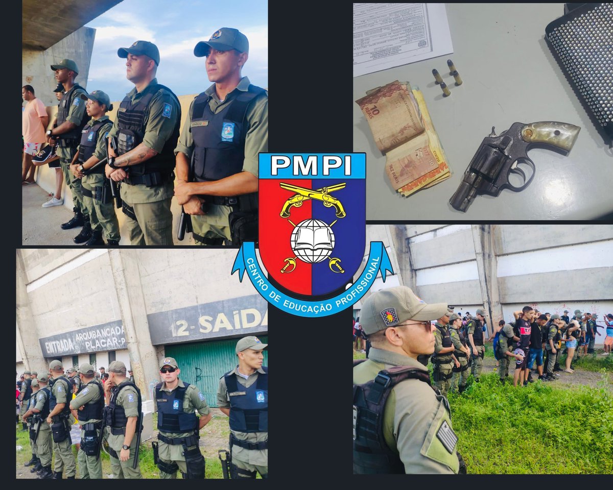 cep_pmpi's tweet photo. Policiamento no Estádio Albertão (Governador Alberto Tavares Silva) apreende arma de fogo durante as abordagens.
#AlunosPM #CFSD #PMPI #CEP #Teresina https://t.co/5nUdWaJNkz