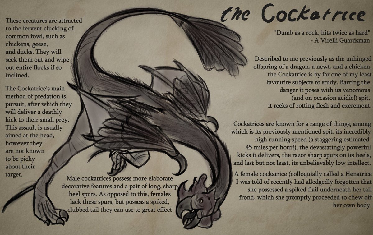 BasiliskArt !!READ THE VENOMOUS TEMPEST!! on Twitter "could I