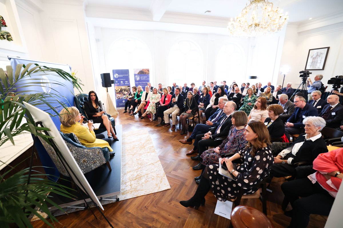 The <a href="/WIPLive/">Washington Ireland Program</a> programme supports the development of emerging young leaders, helping to build a future of peace and prosperity.

🤝 Fantastic to meet past and present participants at today’s Belfast event alongside <a href="/HillaryClinton/">Hillary Clinton</a> #GFA