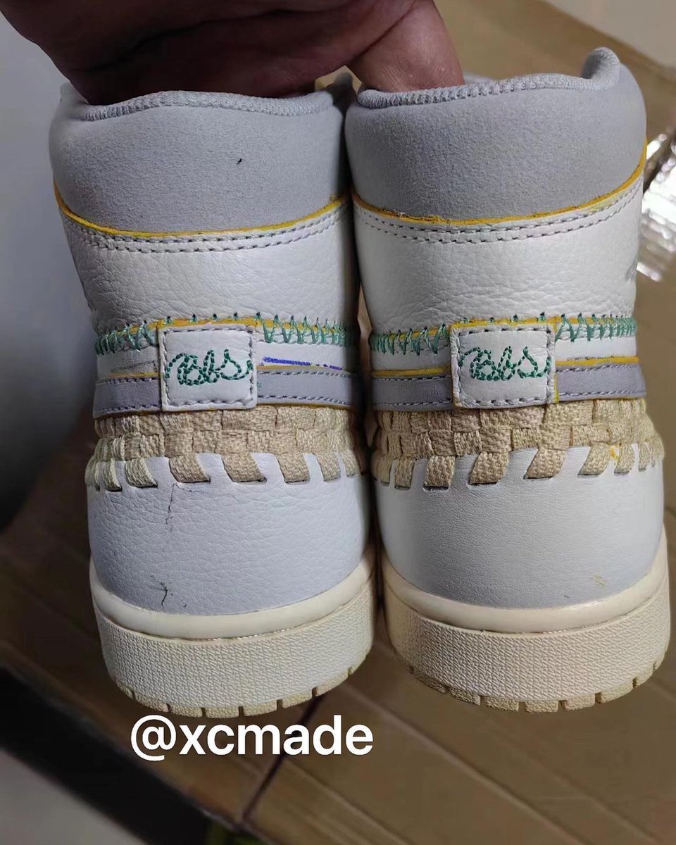KicksFinder's tweet photo. UP CLOSE LOOK: BBS x UNION x Air Jordan 1 HI OG "Woven" 🧵 

📝 FD2565-100 (MENS)
🗓️ August 11th
💰 $200 USD
📸 IG: xcmade
💵COP OR 🚮DROP? https://t.co/UXBBqnLPNv