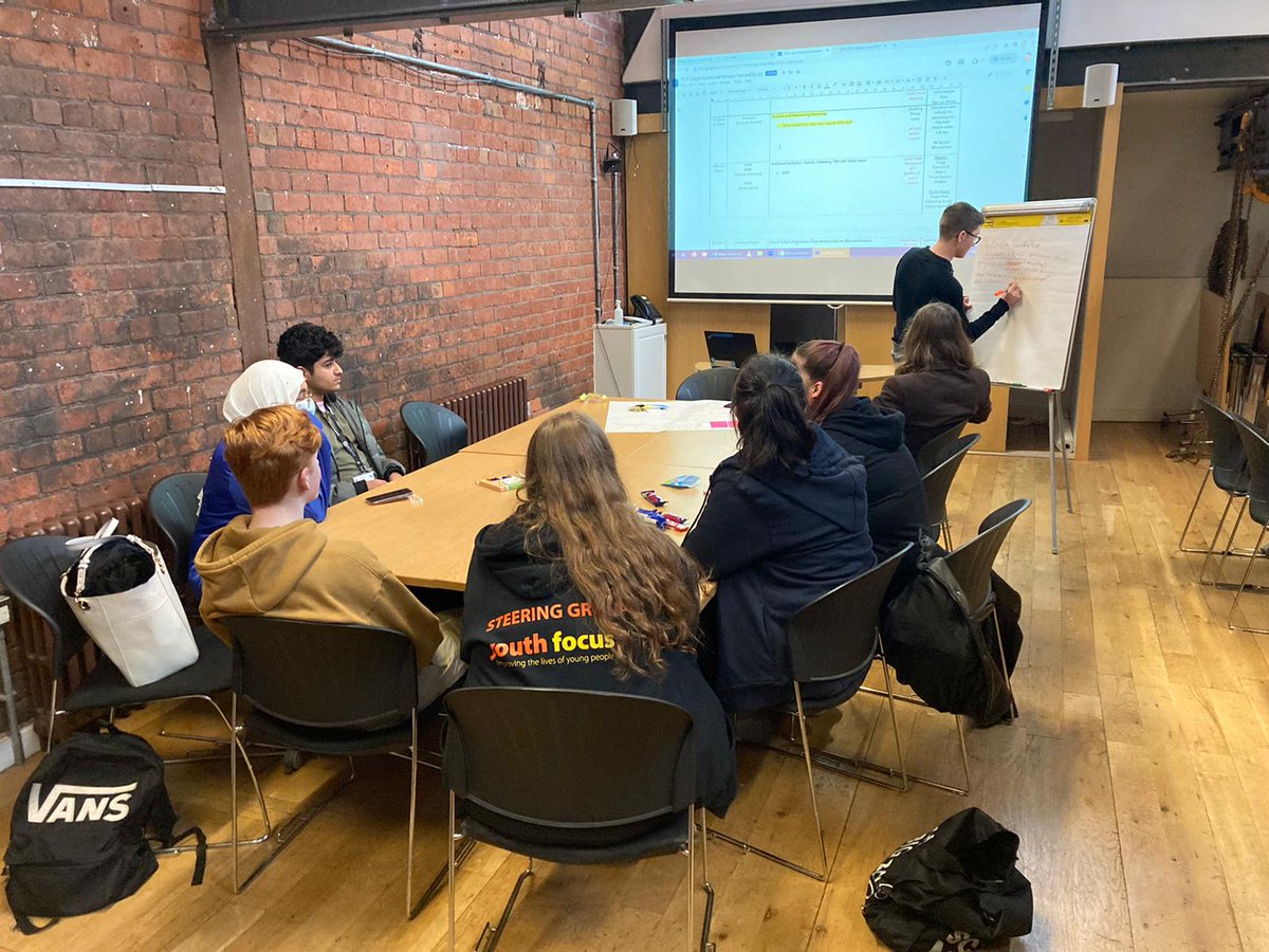 andr3wsp8's tweet photo. Today, the YouthForia steering group met @PHMMcr to plan our upcoming residential for Youth Councils across the North West.

It'll be a youth-led festival of young people's ideas &amp; passions, celebrating all the virtues &amp; values of young people across our region! 🎉

#YOFOFest https://t.co/MdsXNMUO7G