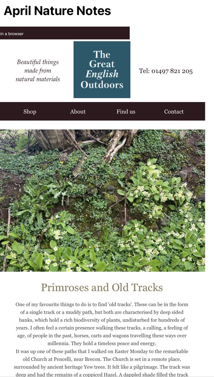 EnglishOutdoors's tweet photo. April Nature Notes is out https://t.co/jbtVeDbtgP @WoodlandTrust @WildlifeTrusts #naturelover #countrylife https://t.co/GnM6koq7Qv
