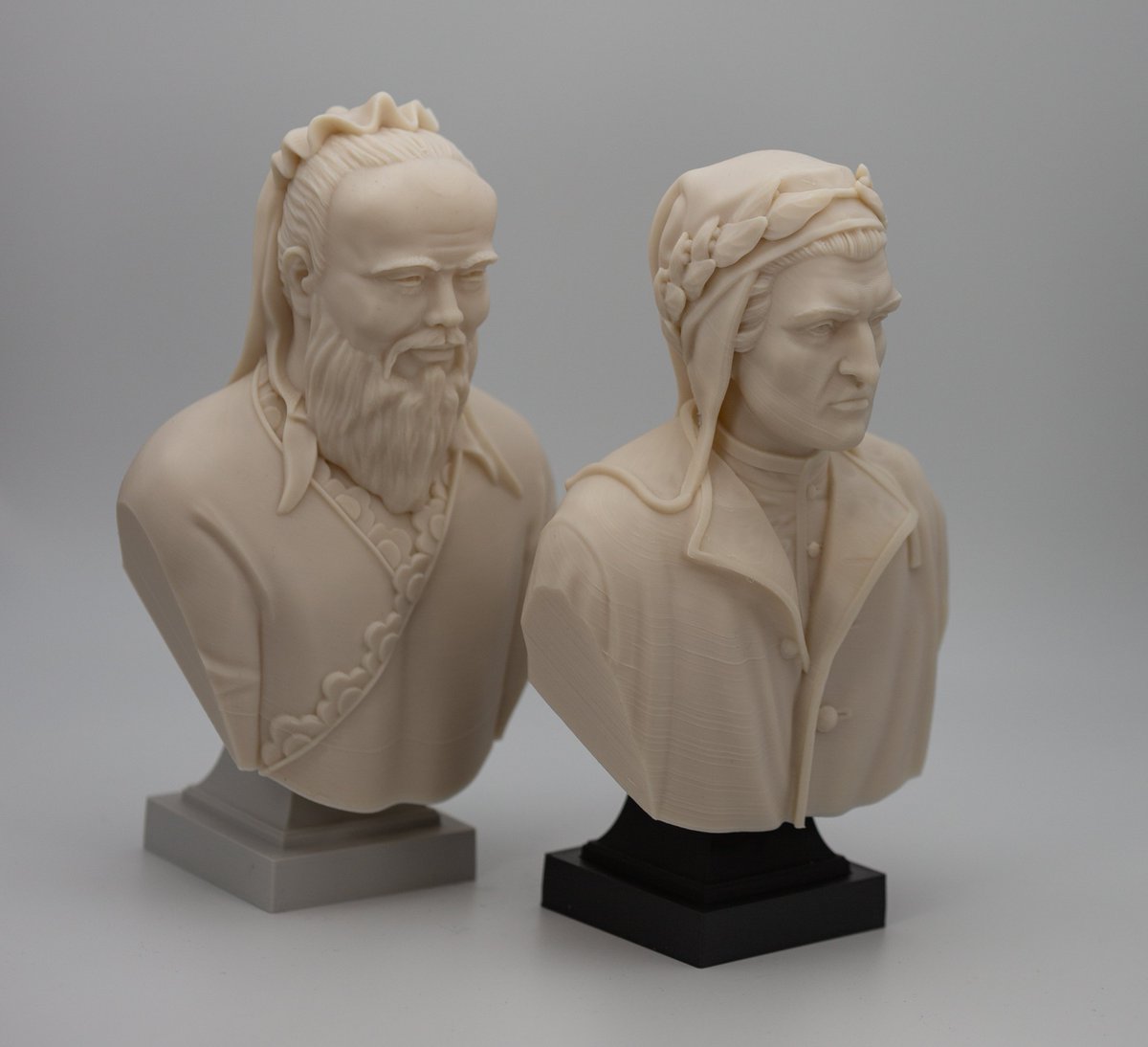 PrintedArtEU's tweet photo. Confucius &amp; Dante Alighieri

Get yours, soon @ https://t.co/uTeVmRRiKr

#3dprint #bust #confucius #dante https://t.co/O3NvJu8YVT