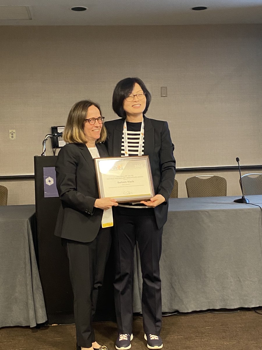 Gary (@garyebingham) on Twitter photo Fantastic talk (Where is vocabulary in the Science of Reading) and recognition of Dr. Barbara Wasik at <a href="/AERA_EdResearch/">AERA</a>, Vocabulary SIG. <a href="/YoungSukKim19/">Young-Suk Kim</a> <a href="/TempleUniv/">Temple University</a> Fantastic talk (Where is vocabulary in the Science of Reading) and recognition of Dr. Barbara Wasik at <a href="/AERA_EdResearch/">AERA</a>, Vocabulary SIG. <a href="/YoungSukKim19/">Young-Suk Kim</a> <a href="/TempleUniv/">Temple University</a>