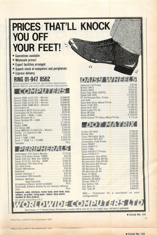 OldTechAdverts's tweet image. Practical Computing 1984 September
archive.org/details/Practi…
#retrocomputing #ukcomputing