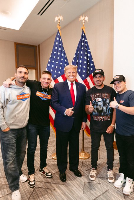 Another Saturday night with @realDonaldTrump. Thanks for coming on @fullsendpodcast. https://t.co/du<a class="tags" target="_blank" title="On Twitter" href="/?out=eyJ0eXAiOiJKV1QiLCJhbGciOiJIUzUxMiJ9.eyJpYXQiOjE3MTk1NzE1MDAsImlzcyI6InR3cG9ybnN0YXJzLmNvbSIsIm5iZiI6MTcxOTU3MTUwMCwiZXhwIjoxNzUxMTA3NTAwLCJyZWRpcmVjdF91cmwiOiJodHRwczovL3R3aXR0ZXIuY29tL3JlYWxEb25hbGRUcnVtcCJ9.DSUHhNVcaHvOP8hIB3huxEBFRlWqUnLew0qQc15NZ3KZ3GEX1oOYkLIWZV2IenulPj3E-oZLG_1w5fbix11Z6A">@realDonaldTrump</a><a href="/tag/cookscorner"class="tags"><span>#cookscorner</span></a>