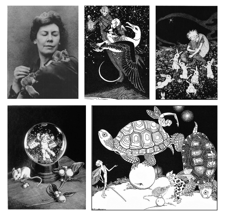 Happy birthday Dorothy Pulis Lathrop. The prolific illustrator, author, and printmaker, famous for winning the inaugural Caldecott Medal, and her dreamlike images of nature and the fantastic, was born today in 1891. #illustration #NationalAcademy
