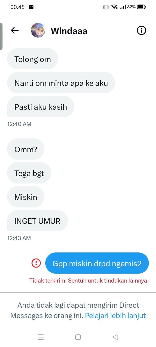 Sek usum dm ngemis2 🤣