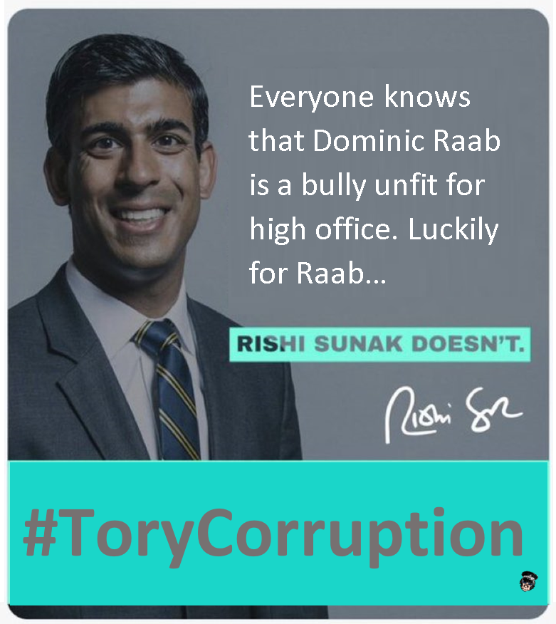 So Sunak will decide Raab's fate. #ToriesOut283 #SunakOut174 #GeneralElectionNow #SackRaab #ToryCorruption
