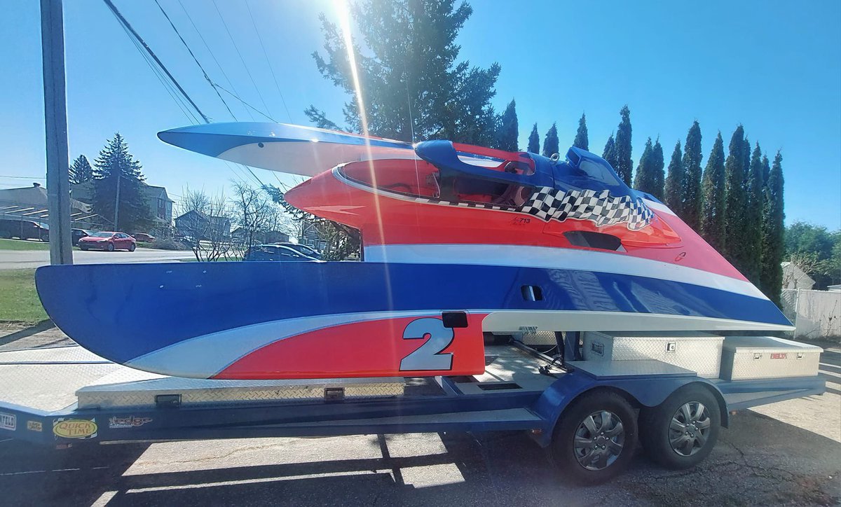 Hydro News on Twitter "The H2 Miss Beauharnois driven by Richard Haineault gets new paint for