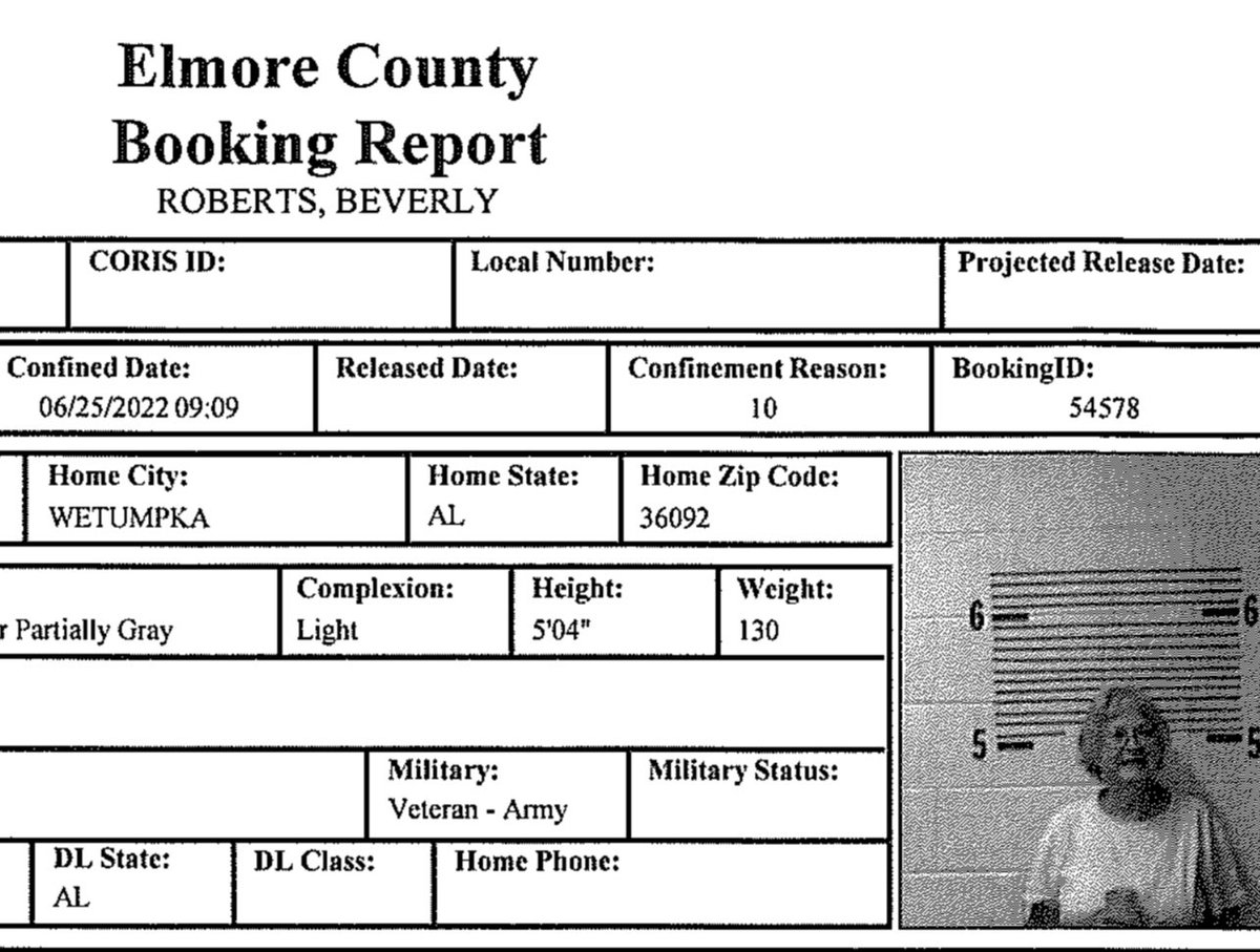 85 year old Beverly Roberts is a retired U.S. military veteran who was brought to jail, kept in handcuffs, passed out and hit her head on cement, according to her daughter, and has had mugshot taken, all because she was feeding/trapping/neutering and returning cats on PUBLIC