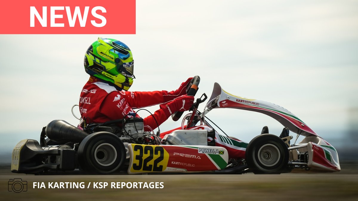 Prema's <a href="/MercedesAMGF1/">Mercedes-AMG PETRONAS F1 Team</a> junior Alex Powell won the opening round of the CIK-FIA European championship for KZ2 shifter karts at Zuera today, beating Ginetta Junior points leader Freddie Slater.

Slater led much of the final, but once Powell got ahead he was able to pull away.