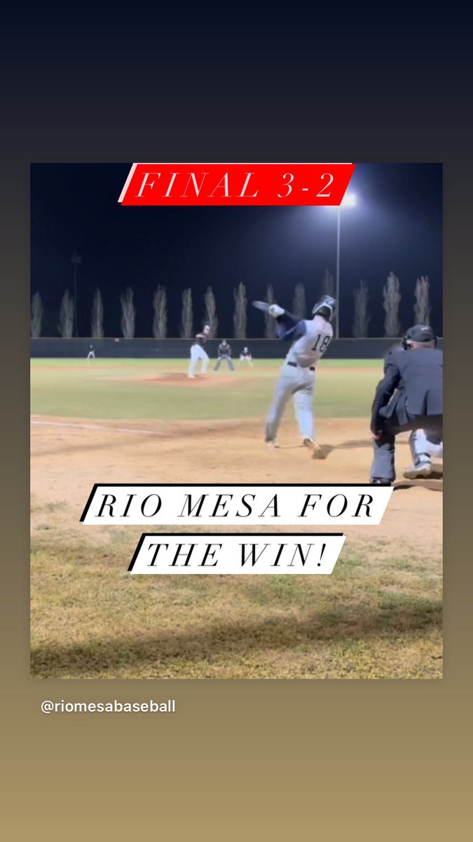 Rio Mesa Baseball tweet media