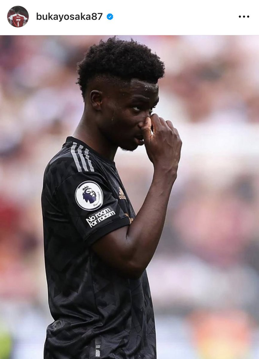 Bukayo Saka on Instagram: “Regardless of the outcome, I’ll always accept my responsibility. Apologies Gunners, I’ll do everything I can to make it right.” #afc