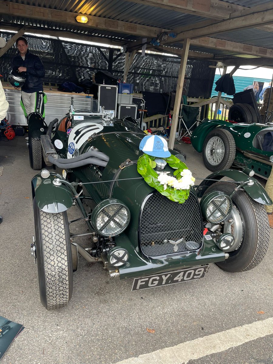 He won! Well done to @rbrads69 for his race win in Red Dragon. Absolutely brilliant to watch! 🏁 👏 🏆 

#AstonMartin #80MM  <a href="/GoodwoodRRC/">Goodwood Road & Racing</a>