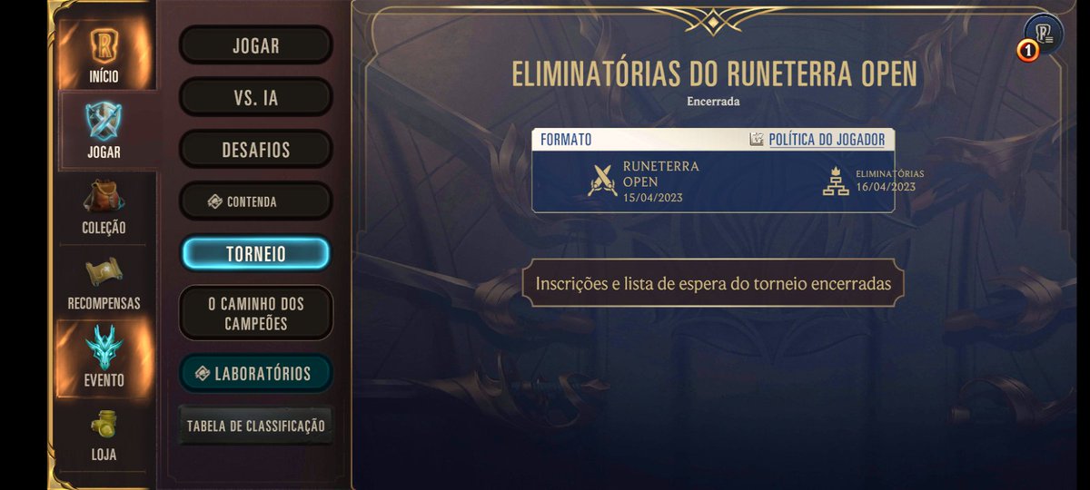 Então já acabou meu sonho F