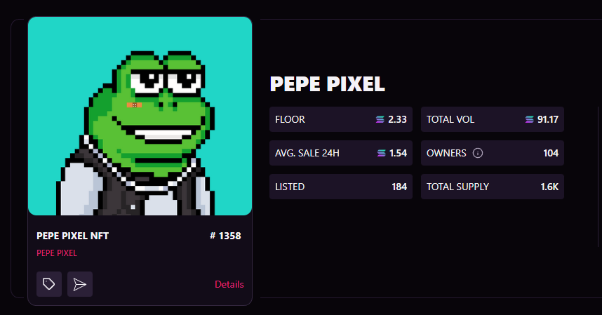 King_SOL69's tweet photo. 🎁NFT Giveaway 🎁

Prizes: 
1x PEPE PIXEL (worth 2.3 $SOL)   
1x 150k $PEPE 

1⃣Follow me &amp; @pepesolana_pepe
2⃣ ♥️  &amp; Tag 2 Friends     
⏳1 winners in 24H  

#pepesolana #NFTGiveaways #Solana https://t.co/a3J3IUTgFd
