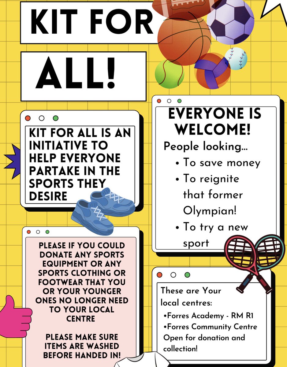 forresacademy1's tweet photo. Please see details of this fantastic initiative being launched this term by our Young Sports ambassadors, Holly and Lewis. Please share and get this well known throughout our community. Thanks https://t.co/XyNC2uRifS