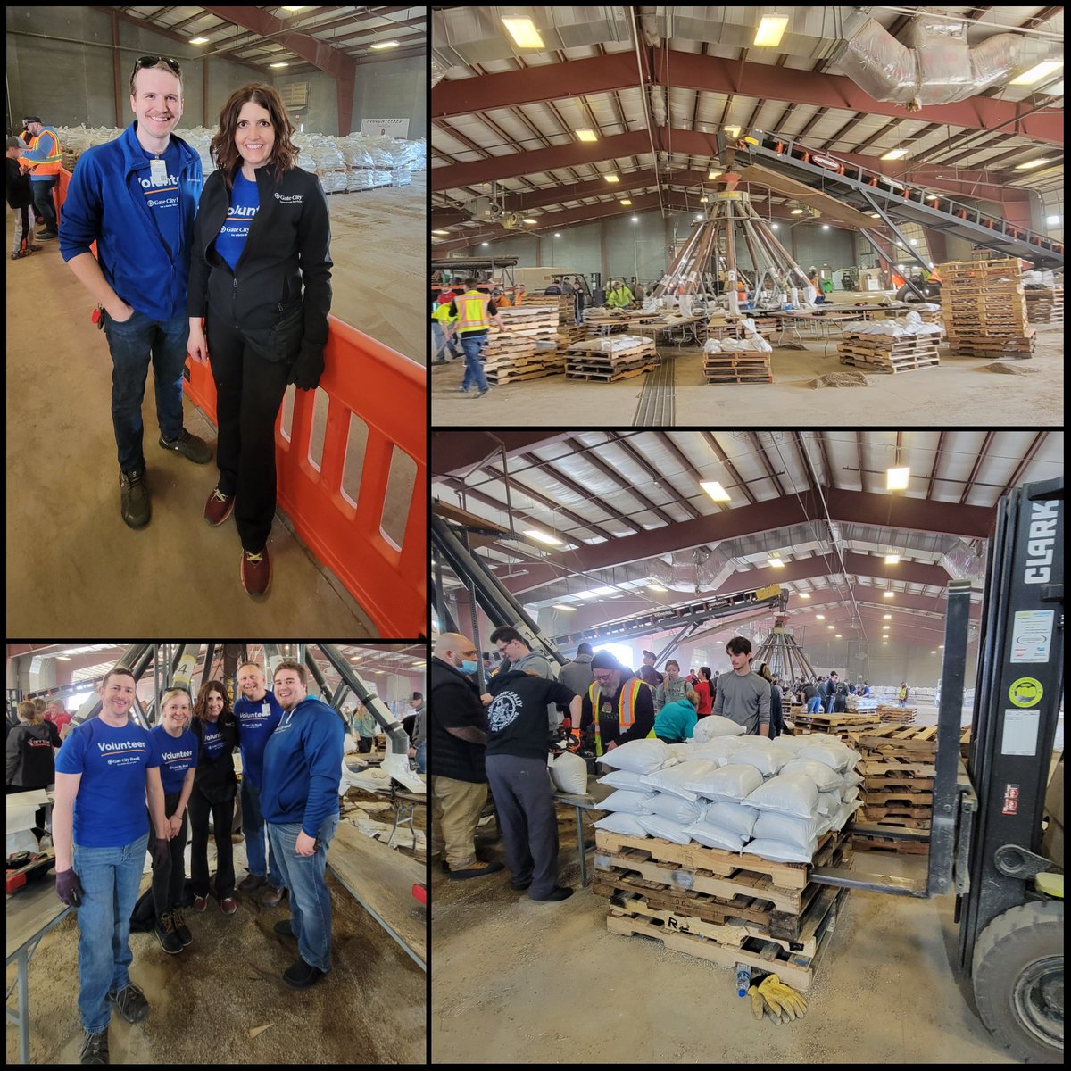 It's amazing the power of our community. 200,100 sandbags filled in only four days! #SandbagCass #ilovefargo #volunteer #redriverflood
