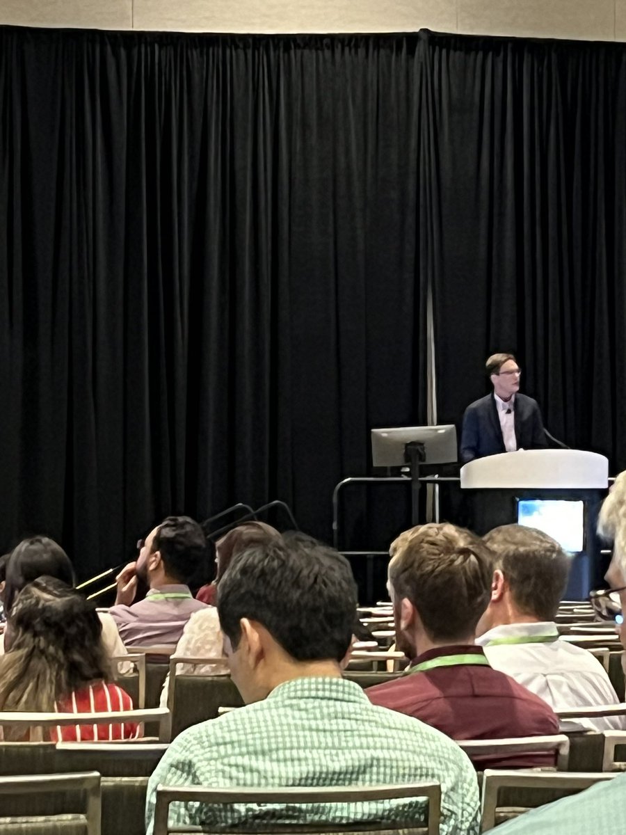 Trey Westbrook presenting antiviral innate and adaptive immune signaling in #TNBC in the context of STT sensitivity #AACR2023