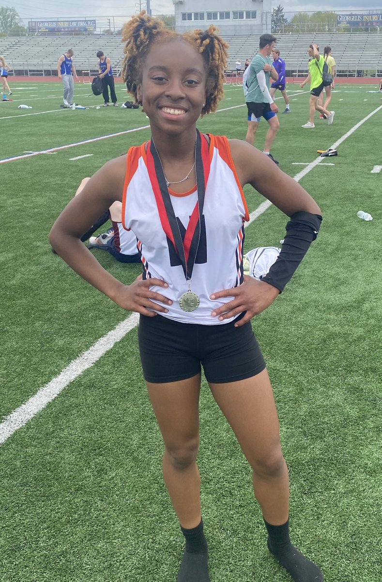 pwljr's tweet image. A nice PR and second place finish in the 400 for Amani Brown today at the Black Knight Invitational! @onlymanik17 @NortheasternTF