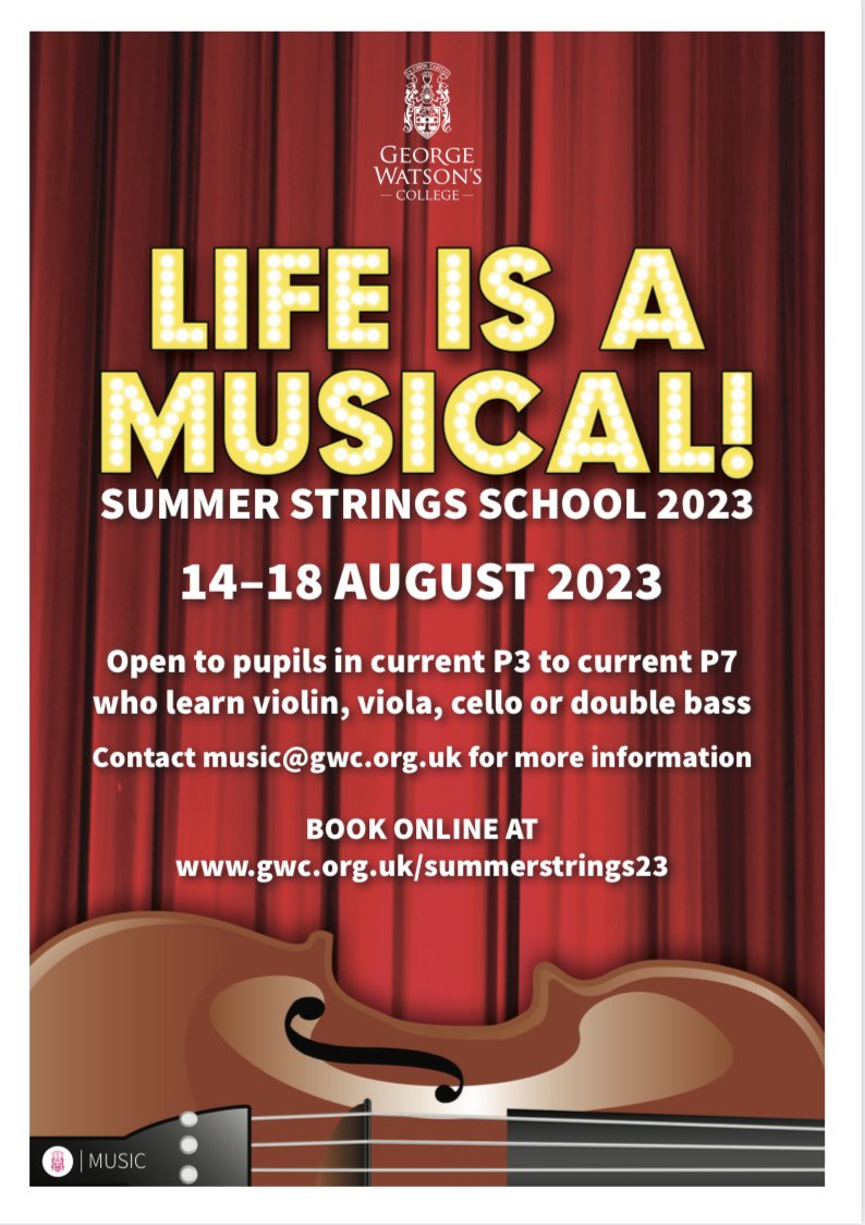 Fantastic EYO concert this afternoon! Really looking forward to our GWC string school in the summer now. Limited spaces available. Please contact me if interested. #makemusic #stringscourse #musiceducation #summercourse #edinburghmusic